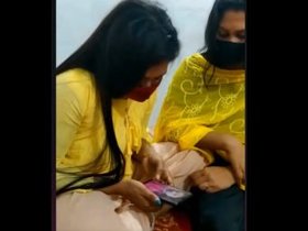 Sensual Bengali women perform a tango routine