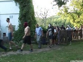 150 men Gangbang PT 1