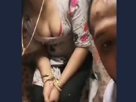 Aroused spouse and his wife's erotic encounter