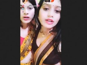 Indian housewife Reema Leema enjoys herself during a live performance