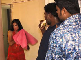 Indian husband engages in sexual activity with a woman from Kolkata in a heated video