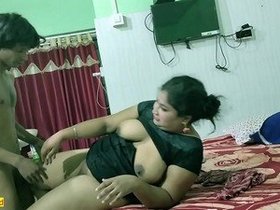 Indian housewife Randi Bhabhi engages in explicit sexual activity for financial gain