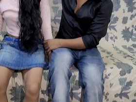 Indian girl's house becomes the site of passionate sex after being seduced