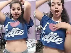 Desi cutie Nikki's seductive dance with Maaza