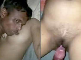 Indian spouse vigorously engaged in sexual intercourse with spouse