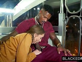 BLACKEDRAW Brunette Babe Gets Fucked Senseless By Dominant BBC