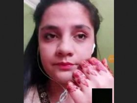 A gorgeous girl displays her physique to her romantic partner