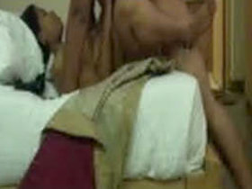 Indian pair lets loose in their hotel accommodation