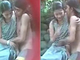 Indian couple's outdoor romance exposed