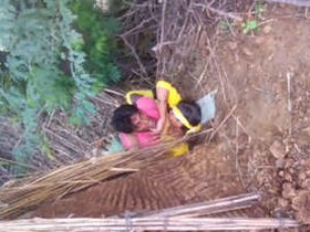 Village couple engages in outdoor sexual activity
