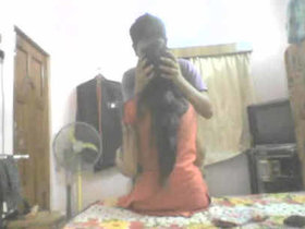Indian couple from Kolkata engages in passionate romance captured on camera