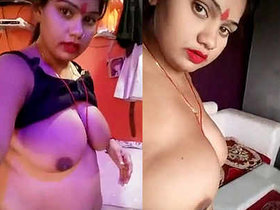 Indian girl shares nude photos with big breasts and exposed vagina