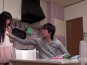 young brother and sisiter having fun time while parents are away