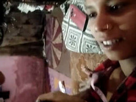 A young woman from a rural community relishes in intense intercourse