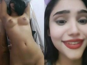 Steamy solo session interrupted by surprise visit from sibling