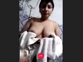 Intimate video chat with Punjabi wife