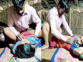 A couple from an Indian village engages in sexual activity during the night