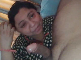 Indian spouse talks while performing oral sex