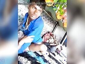 Truck driver fucks whore in front of janitor boy