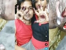 Desi girl gives pussy to stepbrother for XXX sex at home