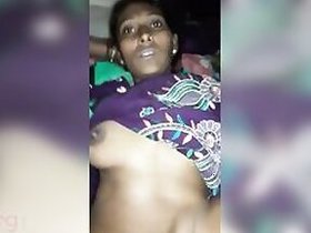 Indian maid fucks her pussy with the owner of the house