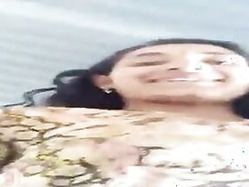 Stripped slim Mallu girl talks about sex with her boyfriend live on air