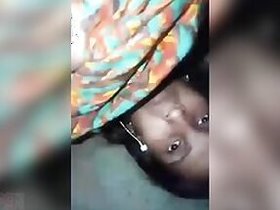 Hot amateur XXX clip of Bengali housewife teasing her cunt Desi