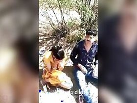 Desi's lovers were caught shagging strangers outdoors