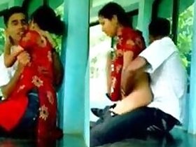 Tamil cheating wife illicit sex with my friend hubby outdoors filmed on mms camera