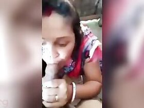 Bengali girl sucks cock and copulates with Desi man in toilet