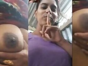 Bangladeshi village beauty Desi flaunts her natural tits for the camera
