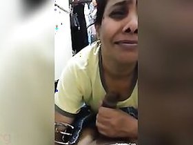 An episode of Bhabha giving a blowjob to her manager in the store