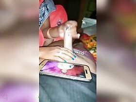 Indian XXX wife sucking her master's huge cock at home MMC video