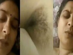 Unfaithful wife Desi lets her lover shoot XXX video of her showing her pussy