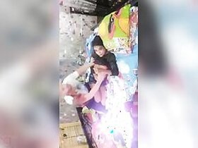 Bhojpuri member is in Desi slit in XXX homemade video