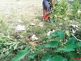 Bengali housewife pleases Desi's husband with good XXX sex in the yard