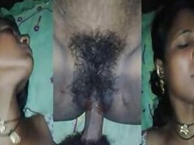 Desi beauty with a hairy XXX hole fucked in this home video
