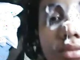 Amateur Jaipur hottie gets facial massage from her lover