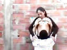 The elder bhabhi was fucked in the open, but the landlord's son