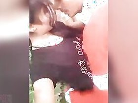 Early morning sex experienced by a young amateur couple outdoors
