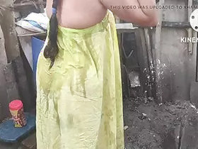 Anta yadav hot tub outside, full topless