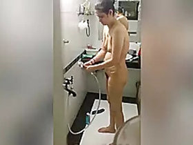 Today's Exclusive Hidden-Camera Video of Nri's Horny Mommy Bathing