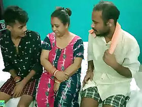 Hot Aunt Milfa shared! The Last Threesome in Hindi