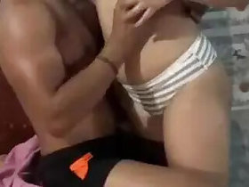 Divyanshi, aka Bernita Biswas, shows live video on the app with her boyfriend