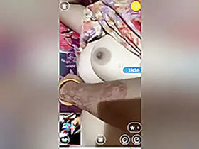 Exclusive Hubby Shows Wife Big Boobs Live on Webcam Today