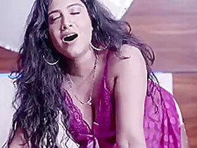 Indian woman licking her ass