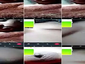 Bangladeshi girl shows her big boobs on video call