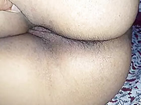 Hot Indian stepmother touched ass and pussy