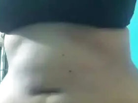 Sexy girl Desi shows off her big tits and pussy