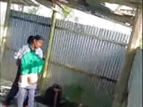 Desi College Lover Fucked Standing Up